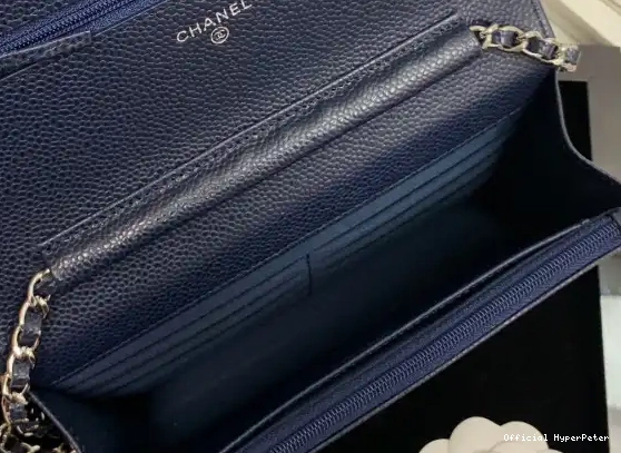 HyperPeter WITH SILVER CHAIN WALLET CAVIAR CHANEL HARDWARE 0514